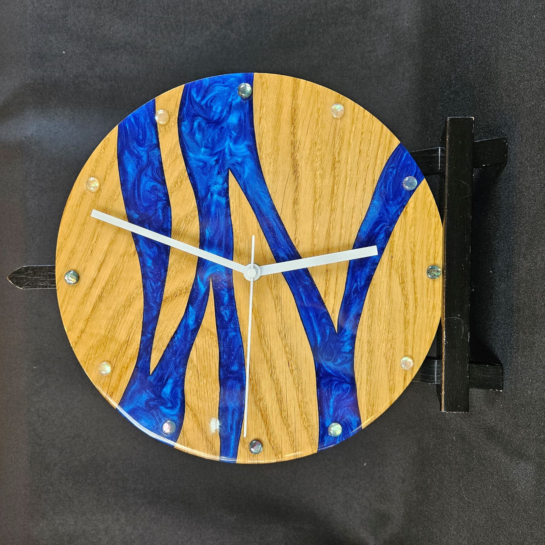 Horloge ZIGZAG BLUE silencieuse