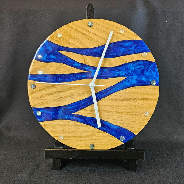 Horloge ZIGZAG BLUE silencieuse
