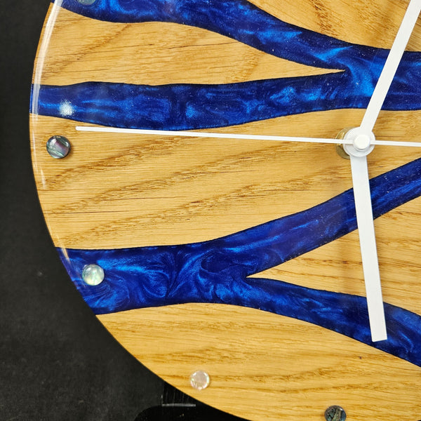 Horloge ZIGZAG BLUE silencieuse