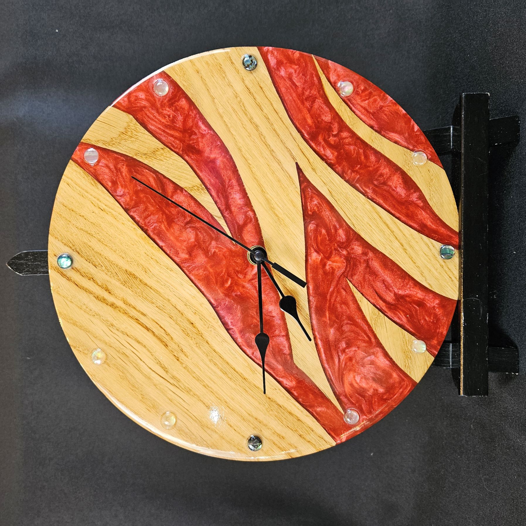Horloge ZIGZAG RED silencieuse
