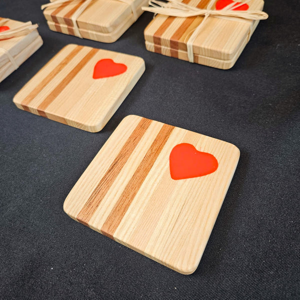 Paire de sous verre VALENTIN STRIPS