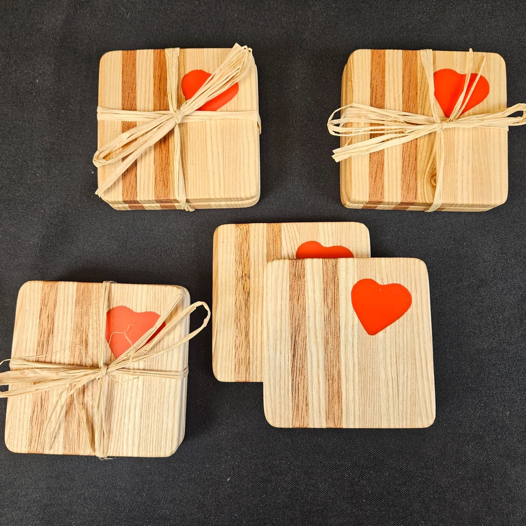 Paire de sous verre VALENTIN STRIPS