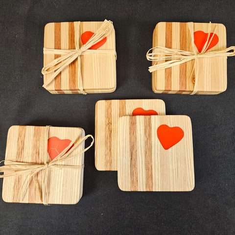 Paire de sous verre VALENTIN STRIPS