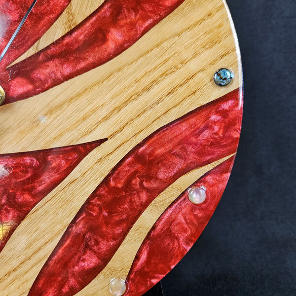 Horloge ZIGZAG RED silencieuse