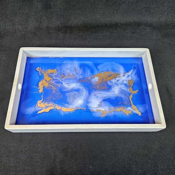 Plateaux café GOLD N BLUE