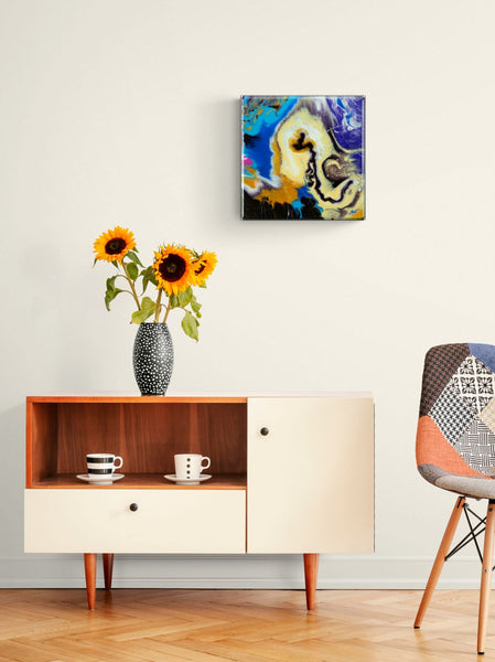 Alcalis (40x40cm), Tableau, Résine, Décoration murale