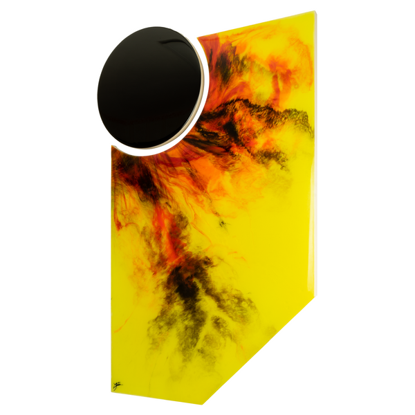 Black Sun (65x105cm), Tableau, Résine, Décoration murale