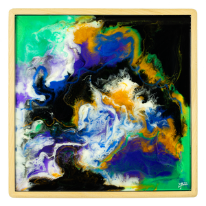Existence (53x53cm), Tableau, Résine, Décoration murale