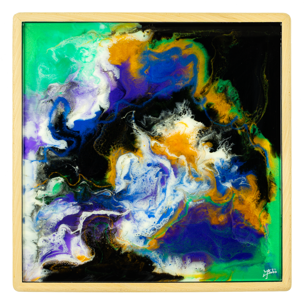 Existence (53x53cm), Tableau, Résine, Décoration murale