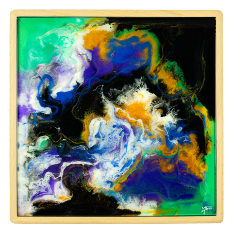 Existence (53x53cm), Tableau, Résine, Décoration murale