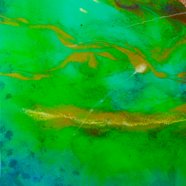 Sérénité Abyssale (50x80cm), Tableau, Résine, Décoration murale