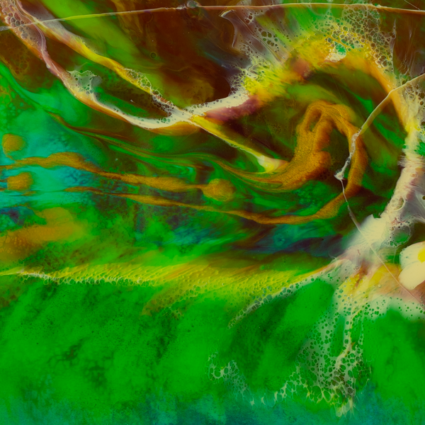 Sérénité Abyssale (50x80cm), Tableau, Résine, Décoration murale